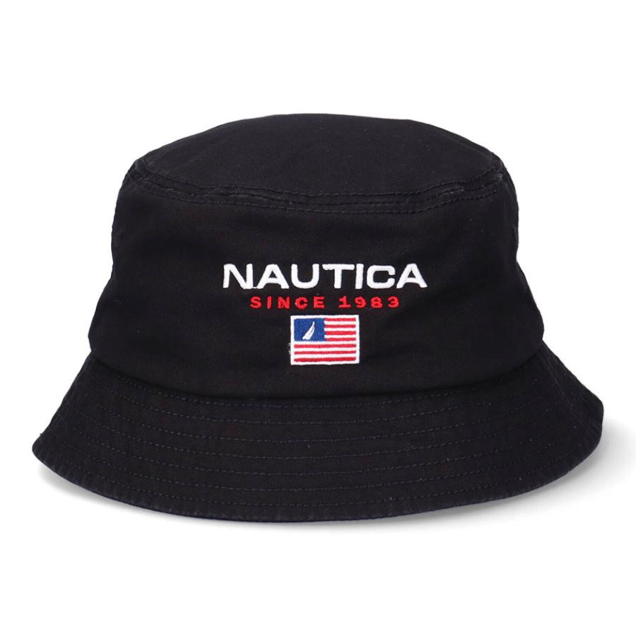 NAUTICA（ノーティカ） コットンツイル フラッグロゴ バケットハット