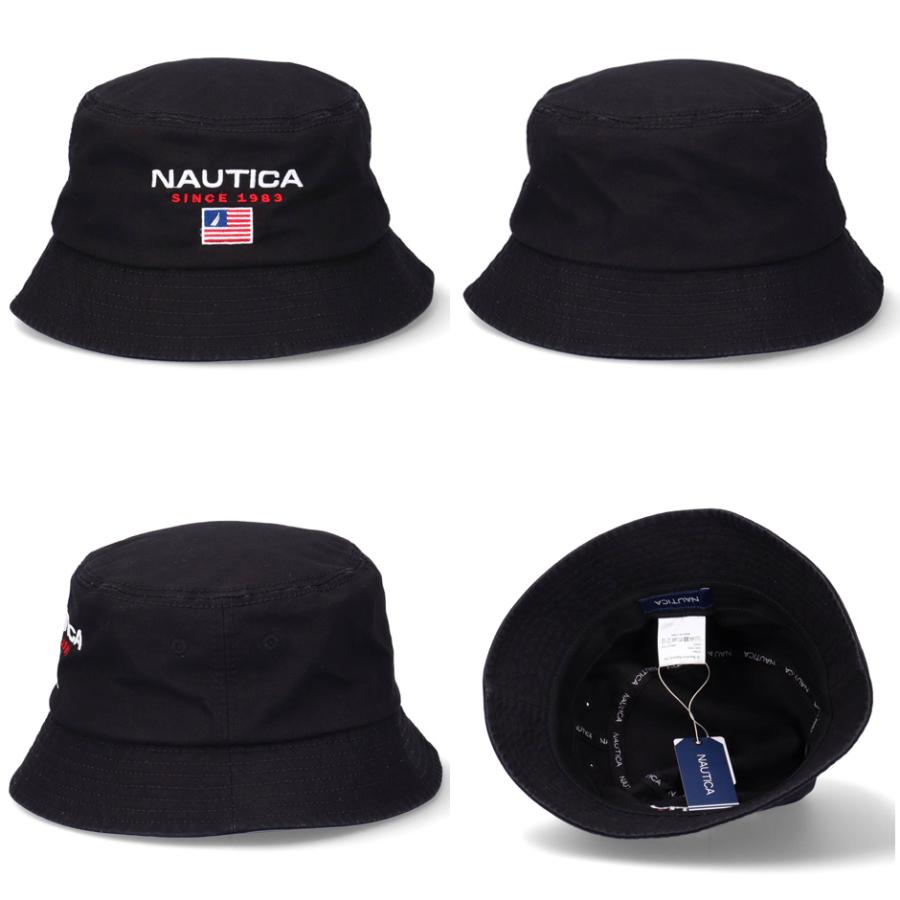 NAUTICA（ノーティカ） コットンツイル フラッグロゴ バケットハット