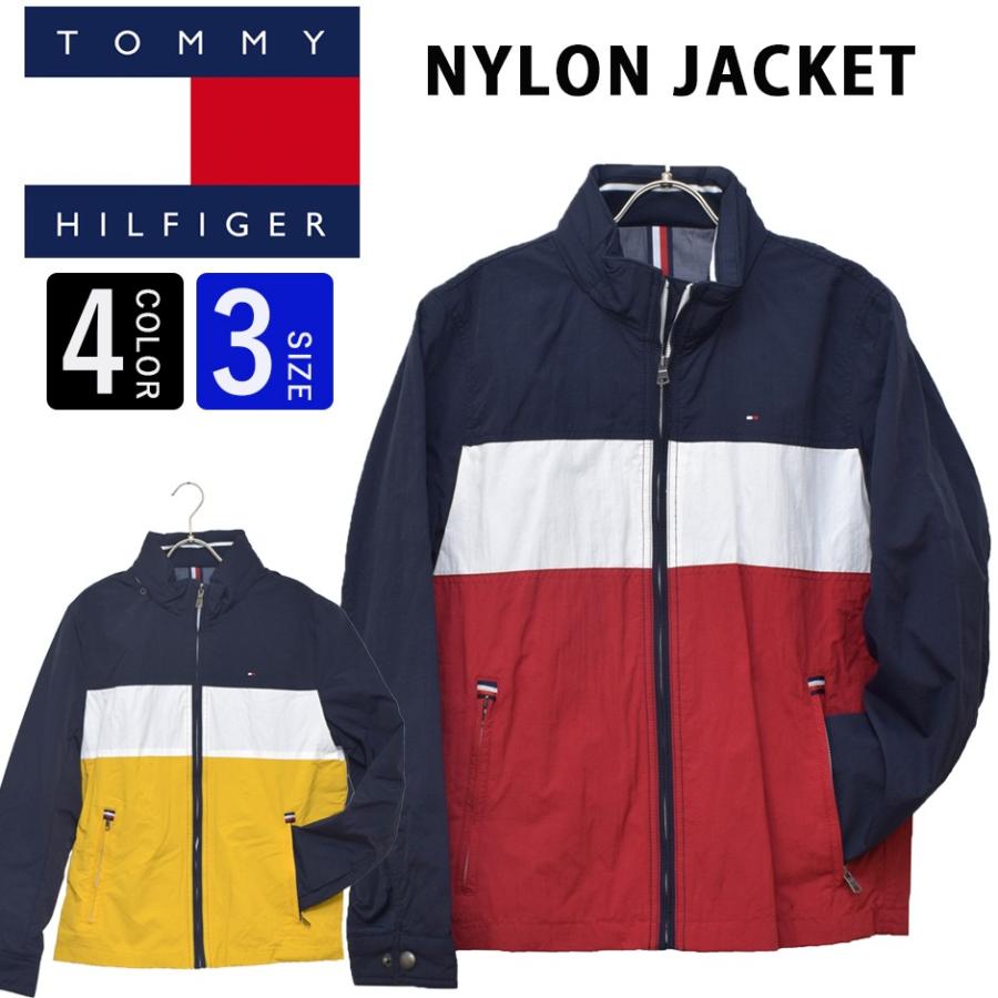 トミー ヒルフィガー Tommy Hilfiger ナイロン ジャケット メンズ ウインドブレーカー アウター ジップ トミーフィルフィガー