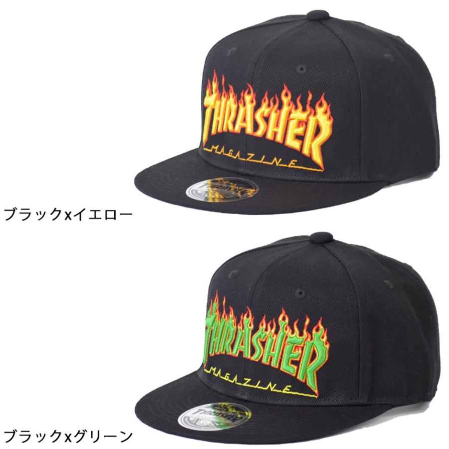 OLD THRASHER CAPフレイムロゴ グリーン 【公式通販】