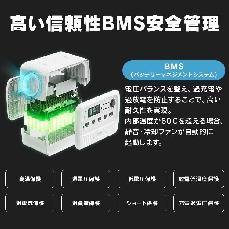 IRIS OHYAMA ポータブル電源 大容量 リン酸鉄 アイリスオーヤマ IRIS OHYAMA ポータブル電源 大容量 リン酸鉄 アイリスオーヤマ