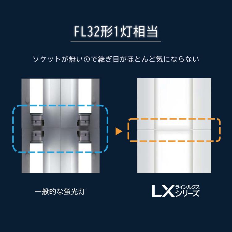 ラインルクストラフ型 LED 蛍光灯 ベースライト 一体型LED ベース照明 業務用 一体型蛍光灯 FLR40形 LX3-170-25N-TR40 アイリスオーヤマ 省エネ｜insair-y｜02