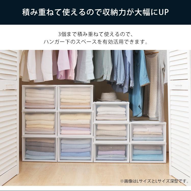 IRIS OHYAMA（アイリスオーヤマ） 収納ボックス Lサイズ 収納ケース