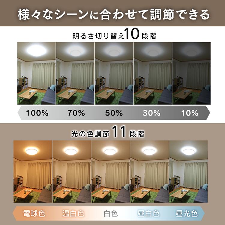 シーリングライト led 14畳 調光調色 アイリスオーヤマ 天井照明 おしゃれ クリアフレーム リビング照明 寝室 和室 照明 節電 省エネ  CL14DL-5.0CF