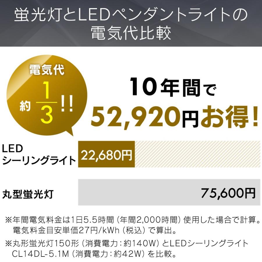 シーリングライト LED 14畳 LED照明器具 天井照明 照明器具 照明 洋室 リビング照明 調色 メタルサーキット モールフレーム CL14DL-5.1M アイリスオーヤマ_3