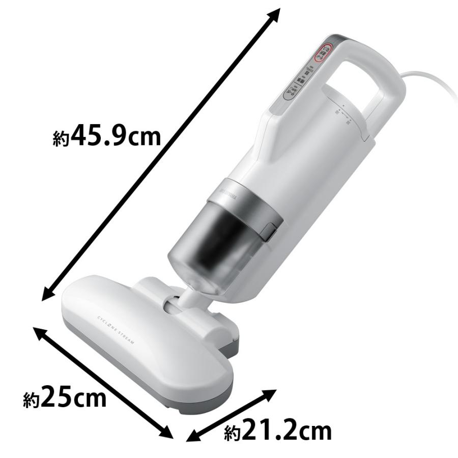 布団クリーナー 掃除機 布団 ダニ退治 布団掃除機 アイリスオーヤマ 超吸引ふとんクリーナー ホワイト ダニ チリ ふとん 照明とエアコン イエプロyahoo 店 通販 Yahoo ショッピング