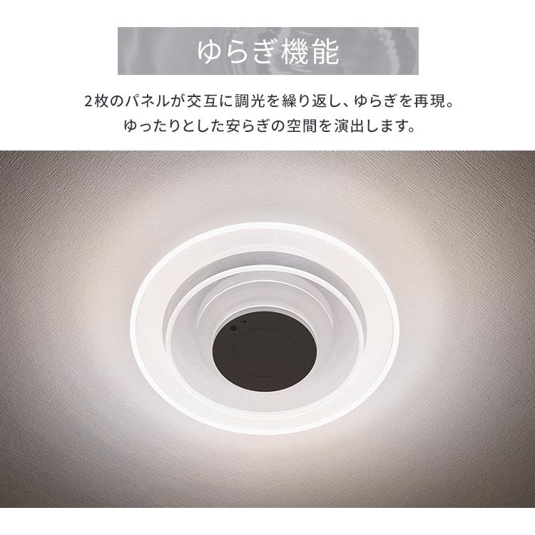 IRIS OHYAMA シーリングライト led 8畳 led照明器具 2連タイプ