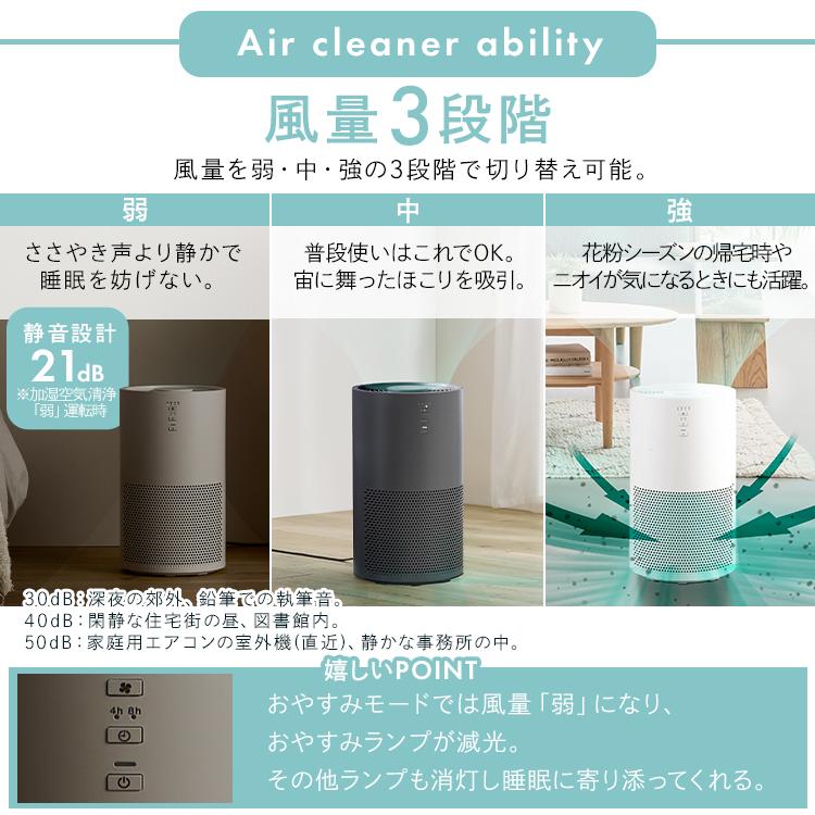 IRIS OHYAMA（アイリスオーヤマ） 空気清浄機 16畳 花粉対策 小型 静音