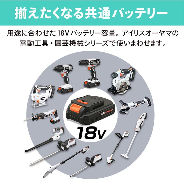 IRIS OHYAMA（アイリスオーヤマ） チェーンソー 充電式 電動ノコギリ