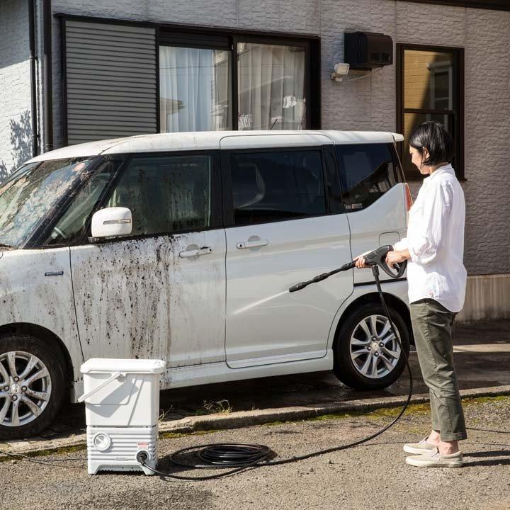 高圧洗浄機 家庭用  タンク式 アイリスオーヤマ 業務用 高圧洗浄 洗車 玄関周り ベランダ 高圧 掃除 清掃 大掃除 掃除機 SBT-512N｜insair-y｜02