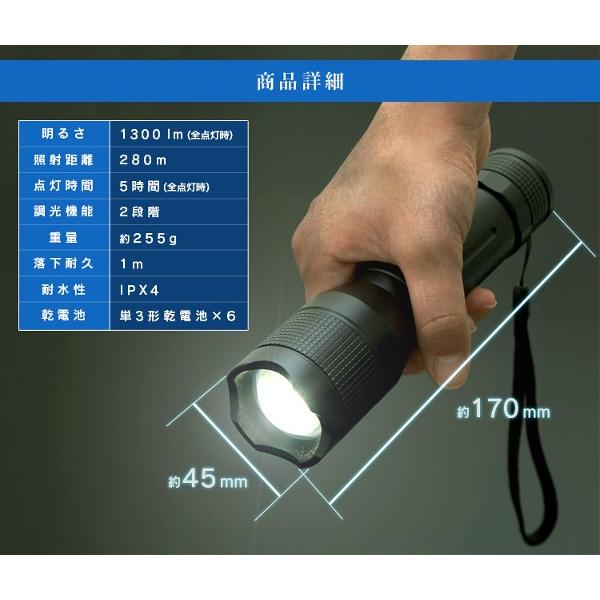 IRIS OHYAMA（アイリスオーヤマ） 懐中電灯 led ライト 強力 軽量 防水