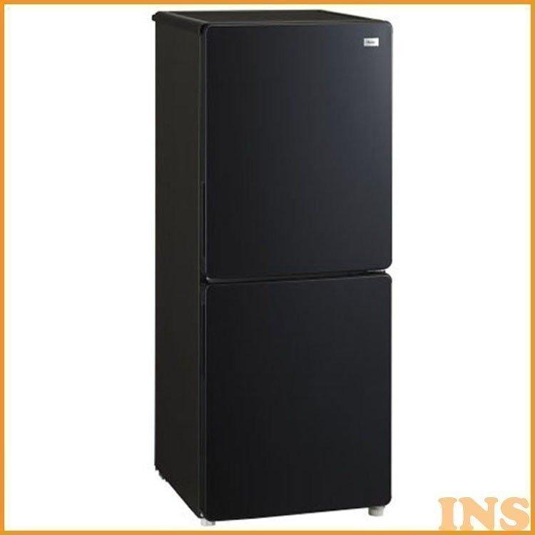冷蔵庫 一人暮らし ファン式2ドア冷凍冷蔵庫148L ブラック JR-NF148B ハイアール (D)｜insair-y
