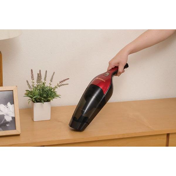 CCP 掃除機 コードレス スティッククリーナー レッド CN-DC46-RD シ