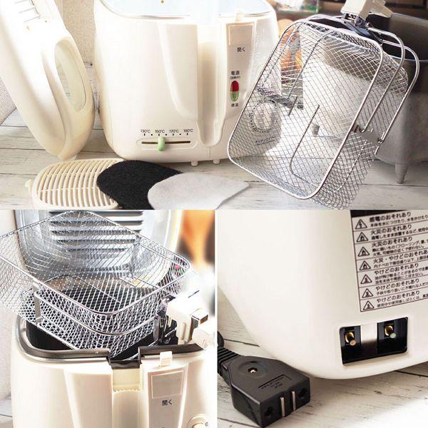 フライヤー ANABAS 電気フライヤー KFM-2500 (D) : 照明とエアコン