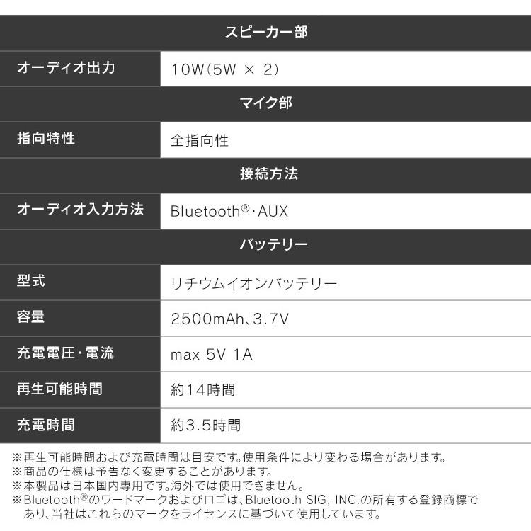 IRIS OHYAMA（アイリスオーヤマ） スピーカー Bluetoothスピーカー