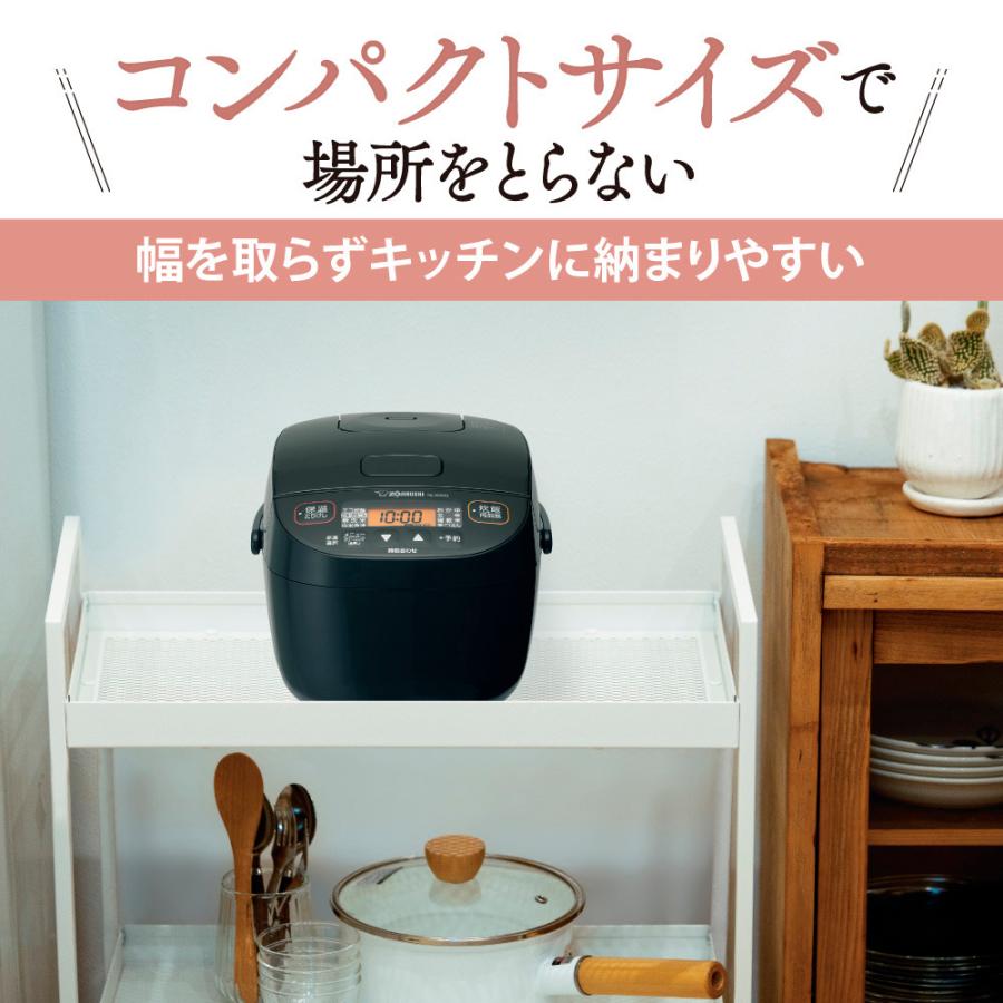 象印（ZOJIRUSHI） 象印小容量マイコン炊飯ジャー ブラック NL-BX05-BA