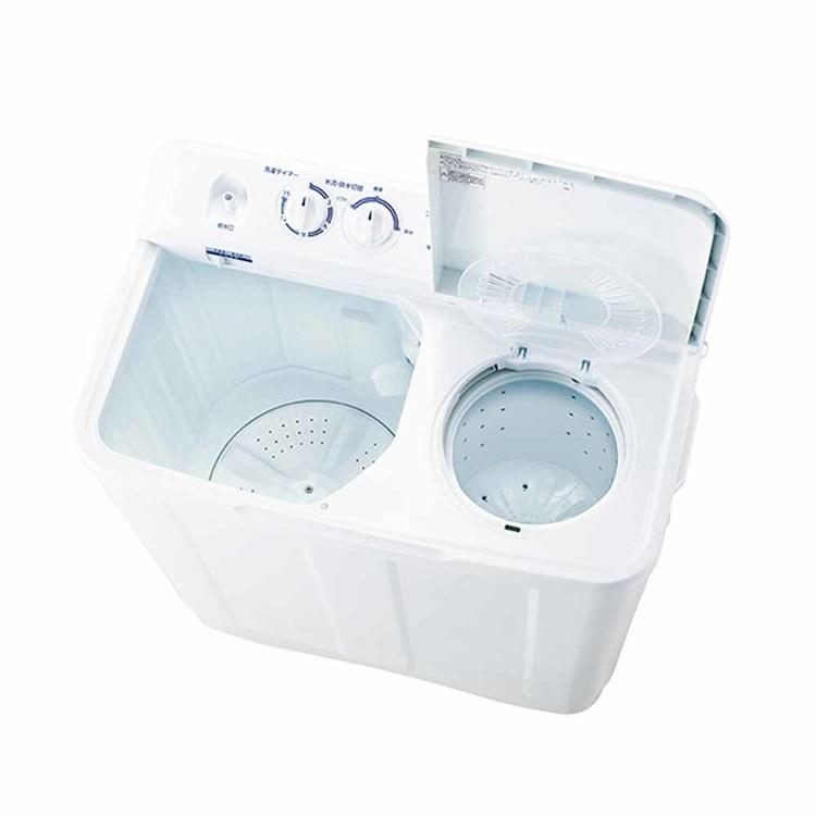 Haier（ハイアール） 洗濯機 二槽式洗濯機 8kg 大容量 強力洗浄 分け