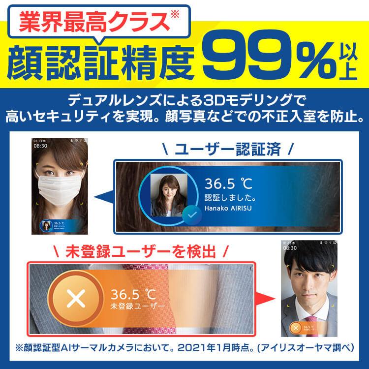 IRIS OHYAMA（アイリスオーヤマ） 非接触体温計 サーマルカメラ 体温計