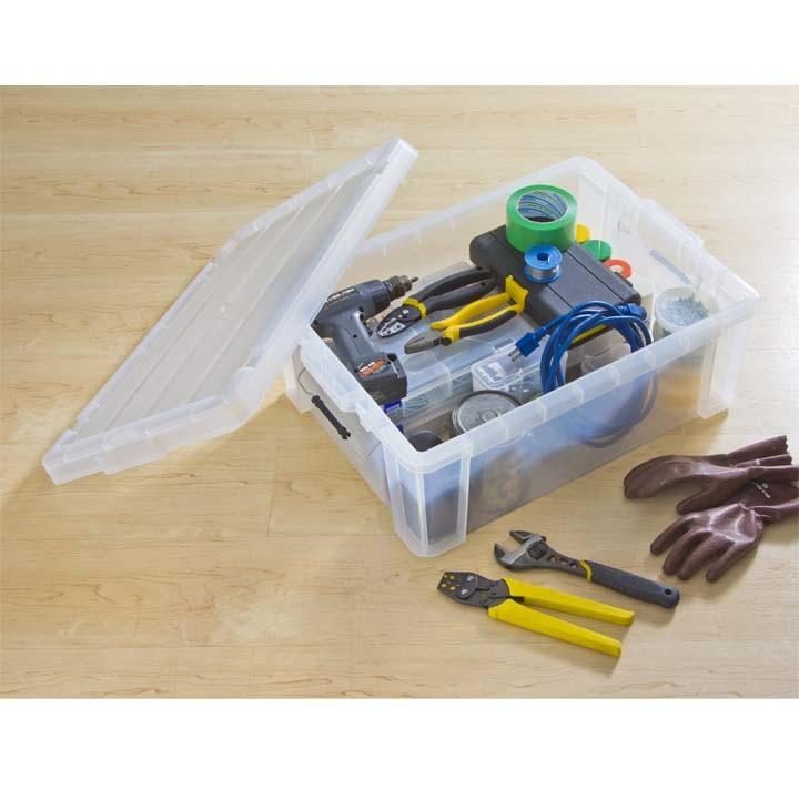 コンテナボックス バックルコンテナ 収納ボックス 工具入れ 蓋付き おしゃれ  BL-43 アイリスオーヤマ