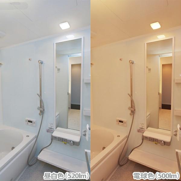 LEDポーチ・浴室灯 角型 520lm CL5N-SQPLS-BS・500lm CL5L-SQPLS-BS アイリスオーヤマ｜insair-y｜02