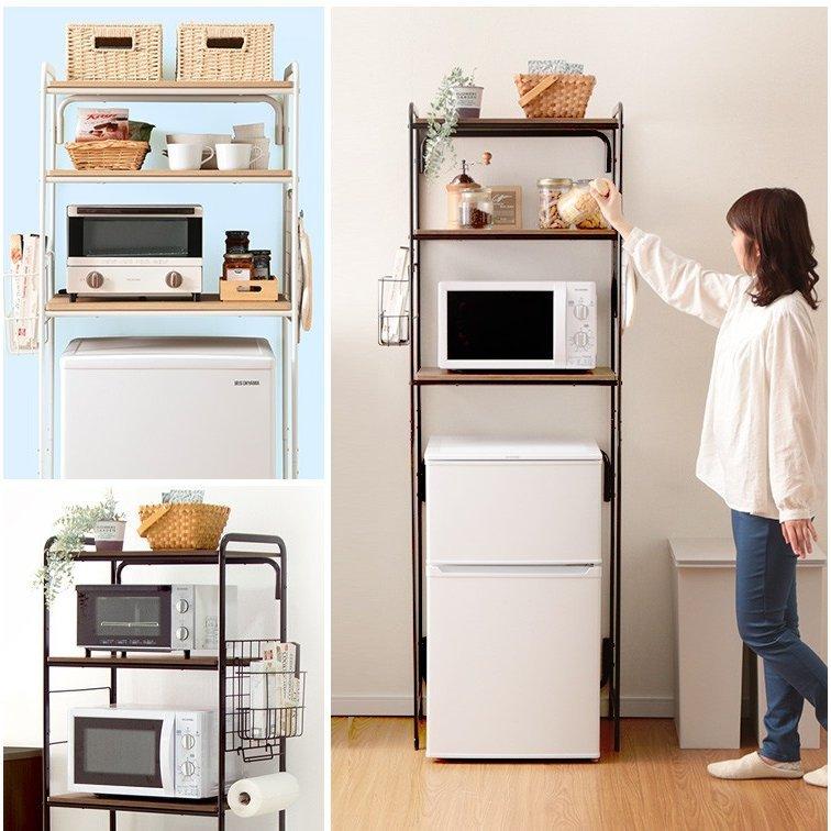レンジ台 キッチンラック おしゃれ ラック キッチン収納 レンジ 冷蔵庫ラック ゴミ箱 キッチン 収納 スタイル冷蔵庫ラック Srr 580 アイリスオーヤマ P 照明とエアコン イエプロyahoo 店 通販 Yahoo ショッピング