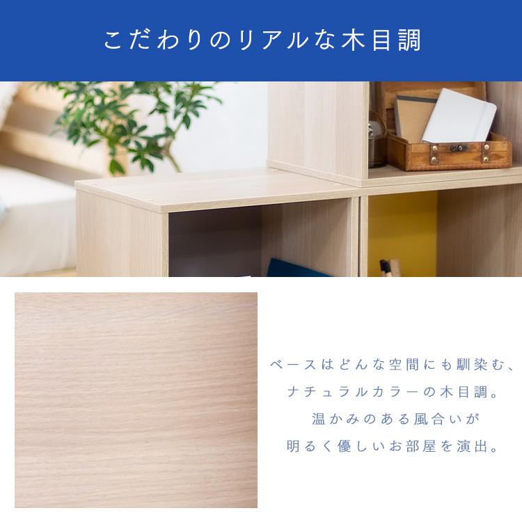 IRIS OHYAMA（アイリスオーヤマ） カラーボックス 収納 扉 北欧
