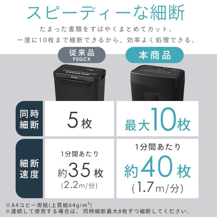 IRIS OHYAMA（アイリスオーヤマ） シュレッダー 家庭用 電動 家庭用