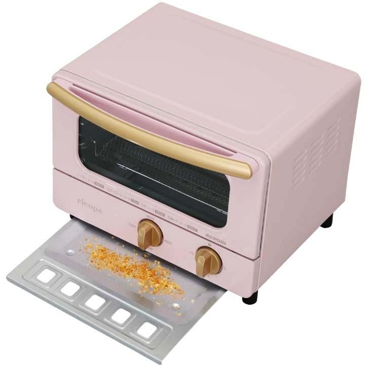 新品オーブントースター ピンク レトロ 可愛い 一人暮らし 女子