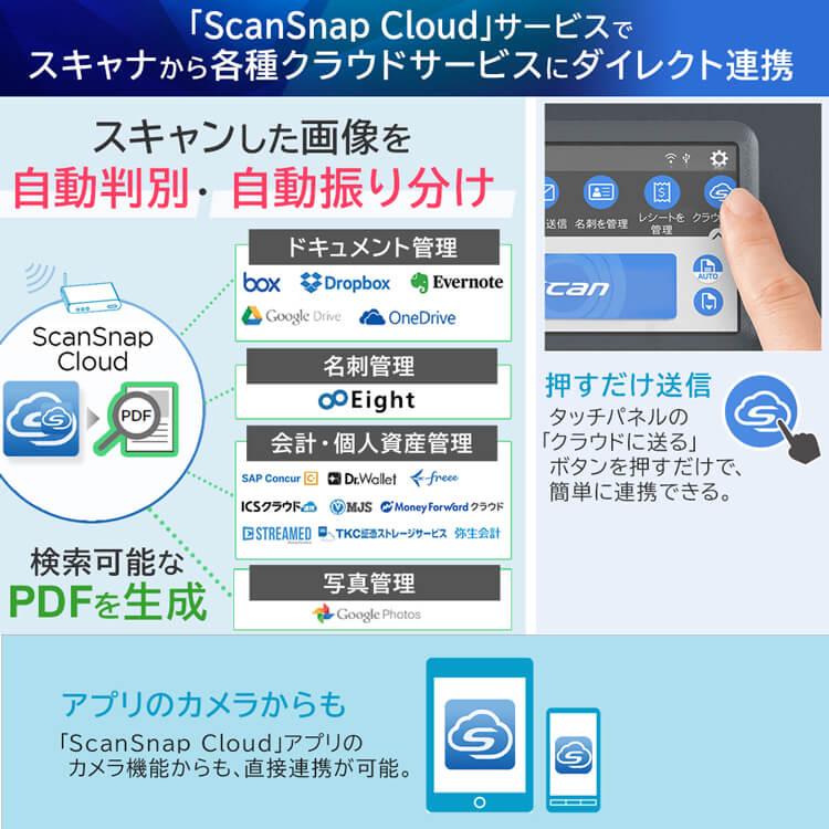 スキャナー ScanSnap スキャンスナップ スキャナ A3 A4 小型 写真 オフィス 業務用 軽量コンパクト バッテリー内臓 作品整理 iX100 FI-IX100BW RICOH｜insair-y｜07