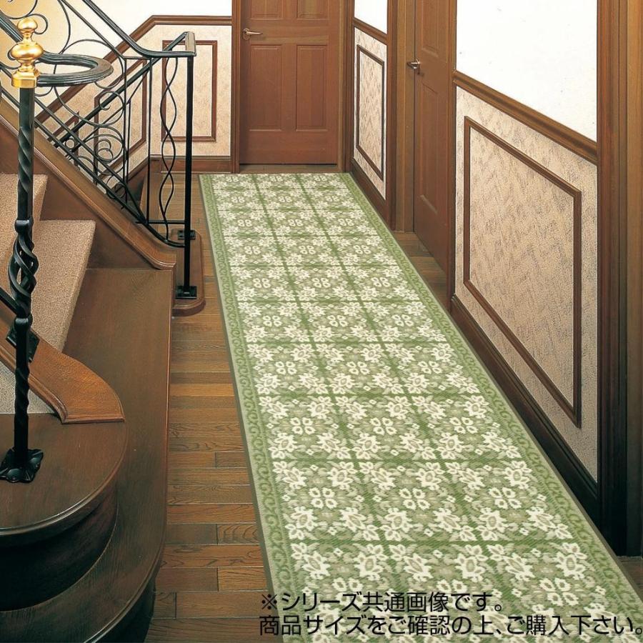 同梱・代引不可 三重織 い草廊下敷 約80×250cm グリーン TSN340498
