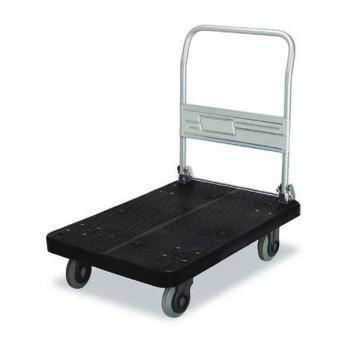 同梱・代引不可 静音台車 ハンドル折りたたみ式 最大積載量300kg PLA300-DX