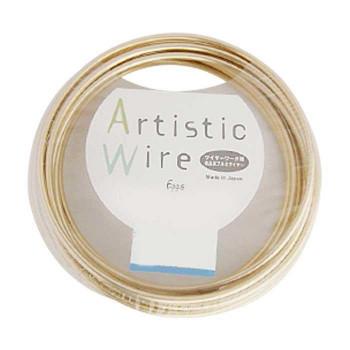 Artistic Wire(アーティスティックワイヤー)　カラーアルミ線　シャンパンゴールド　1.0mm×10m｜insatsuhiroba