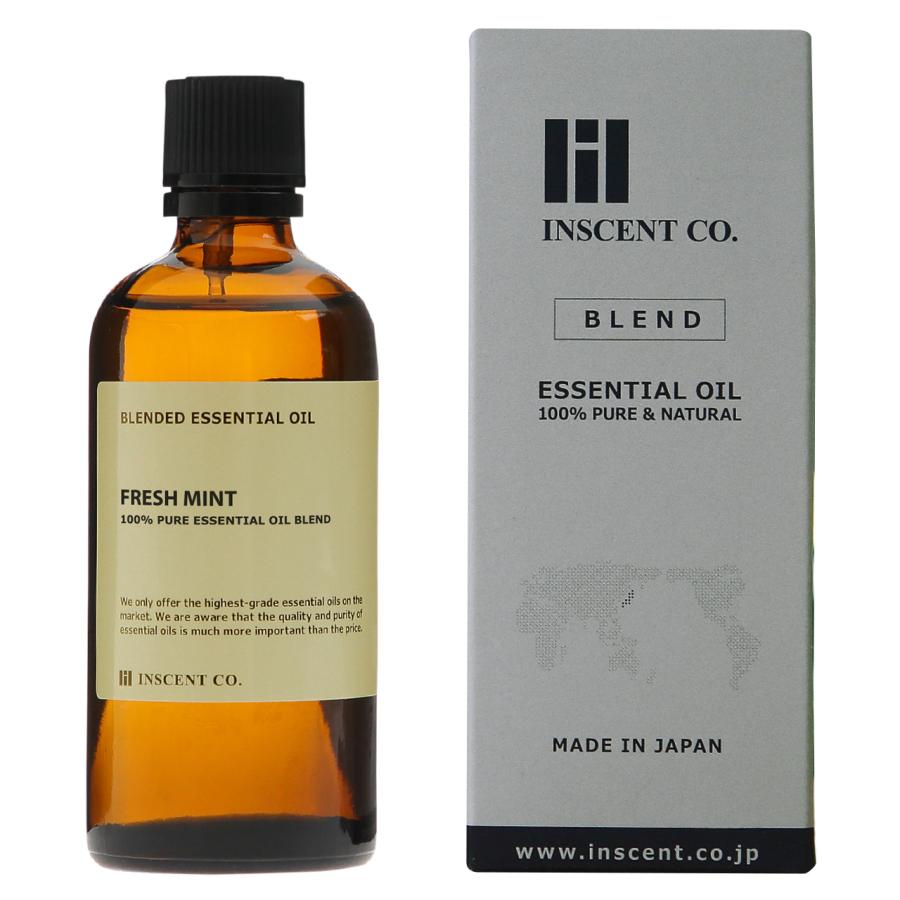 フレッシュミント 100ml インセント ブレンド エッセンシャルオイル B001035100bottleインセントオンラインショップ