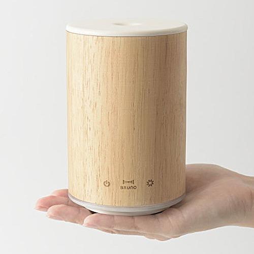 最大99 オフ Bruno ブルーノ ウッドアロマミスト ナチュラルウッド アロマディフューザー 加湿方式 超音波式 1年間保証書付 Wantannas Go Id