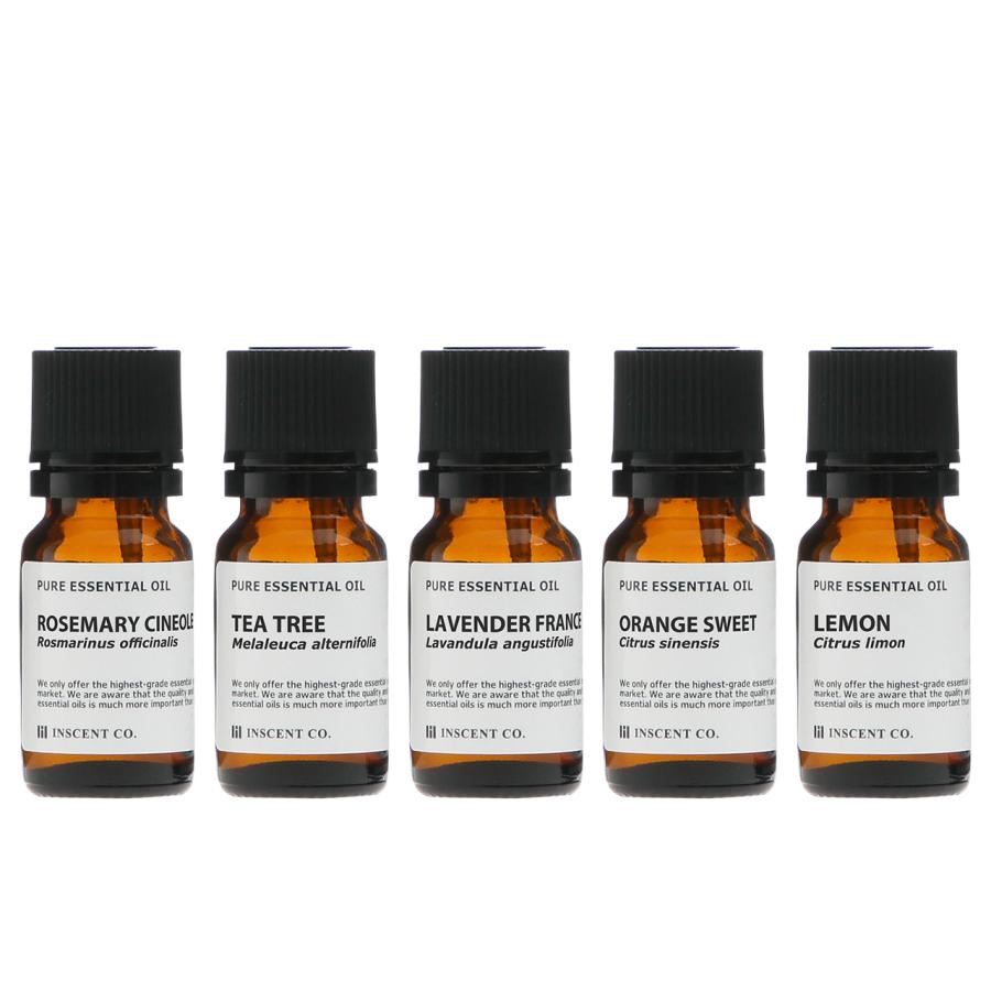 エッセンシャルオイル 精油 よりどり5本コース（各10ml セット) : イン
