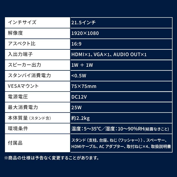 IRIS OHYAMA（アイリスオーヤマ） モニター 21.5インチ フルhd 100Hz