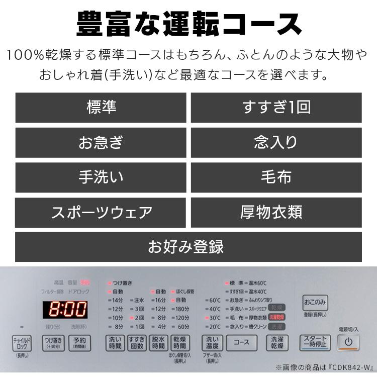 IRIS OHYAMA（アイリスオーヤマ） 洗濯機 ドラム式 8kg 8キロ アイリス 