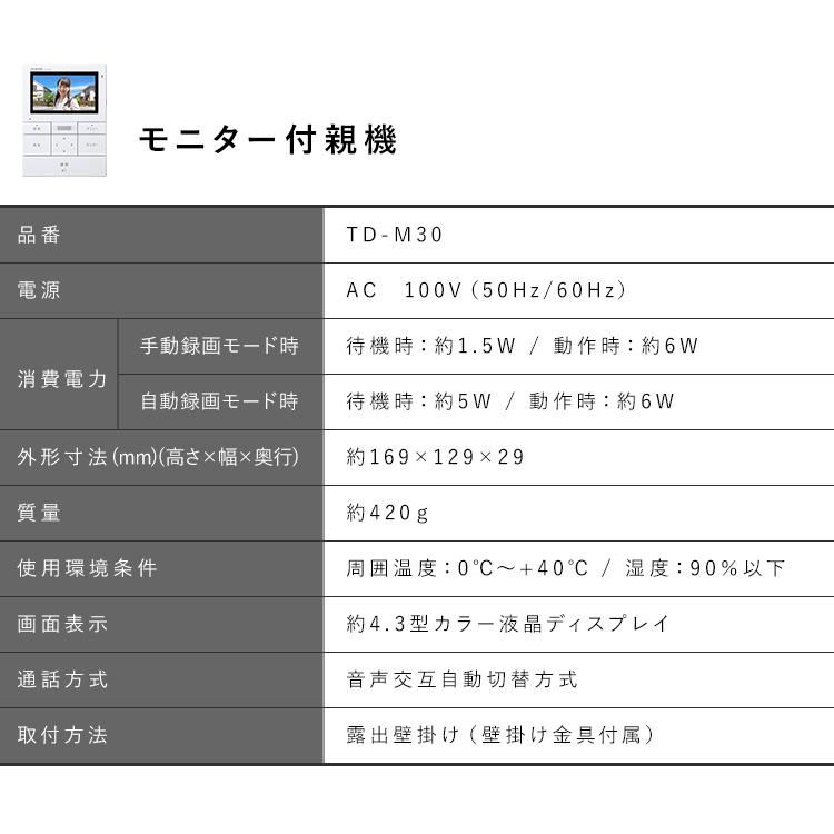 IRIS OHYAMA（アイリスオーヤマ） テレビドアホン 録画機能