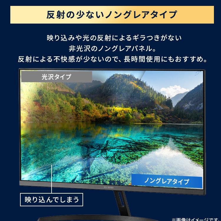 IRIS OHYAMA モニター 23インチ フルhd 100Hz VA スピーカー内蔵