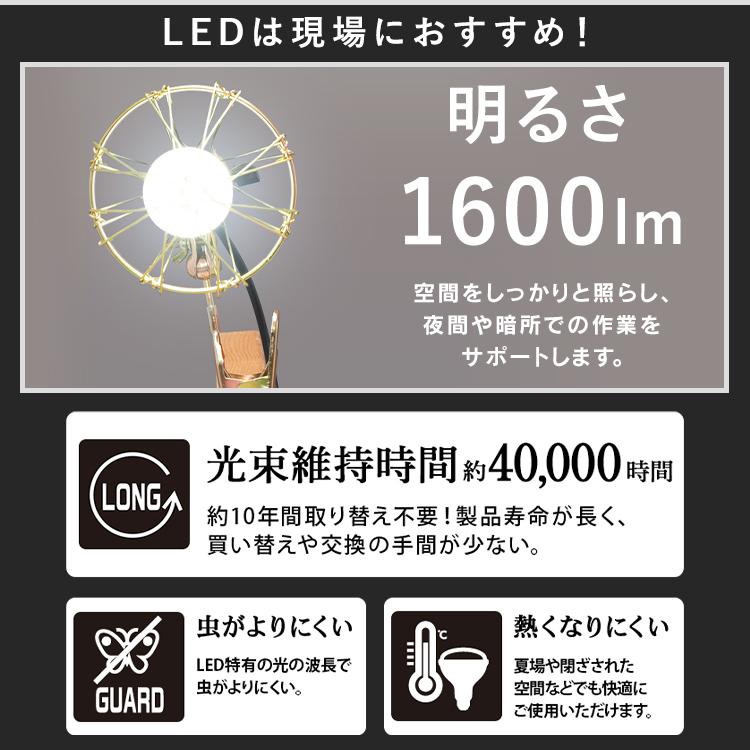 IRIS OHYAMA（アイリスオーヤマ） クリップライト led 作業灯 1600lm