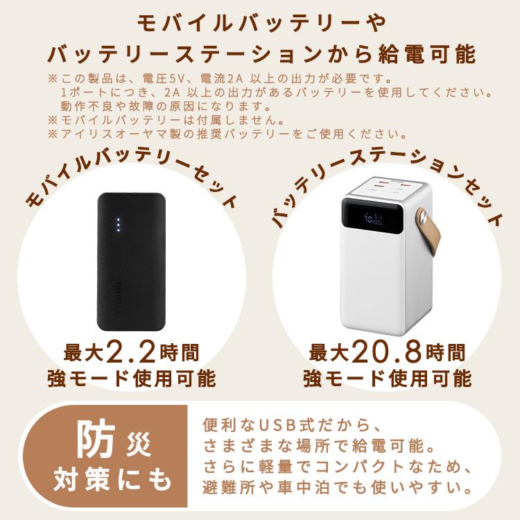IRIS OHYAMA（アイリスオーヤマ） 電気毛布 洗える USB モバイル
