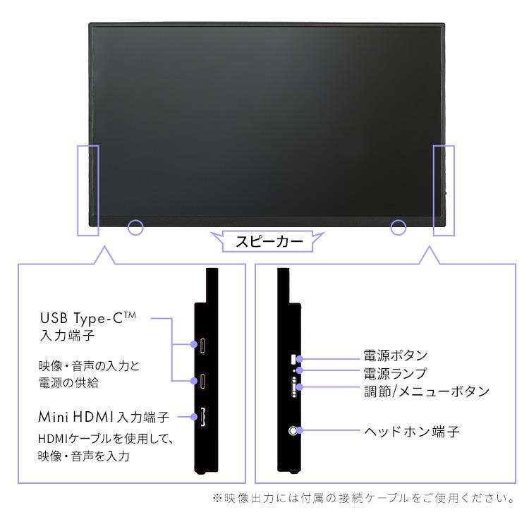 IRIS OHYAMA（アイリスオーヤマ） モバイルモニター pcモニター 18.5