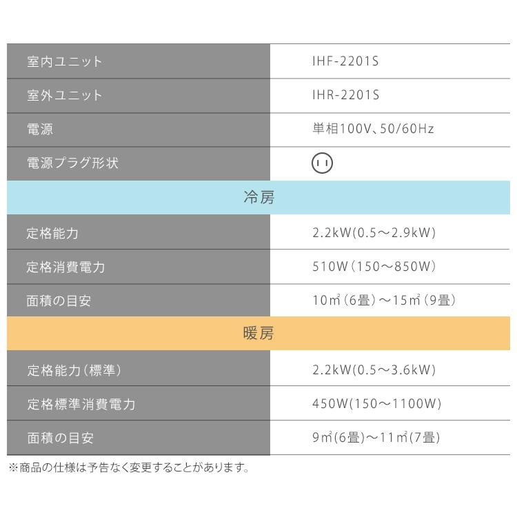 IRIS OHYAMA（アイリスオーヤマ） エアコン 6畳用 6畳 6畳用エアコ ン