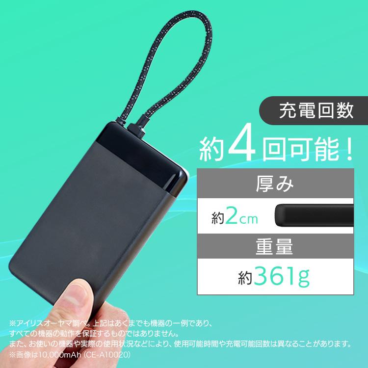 IRIS OHYAMA（アイリスオーヤマ） モバイルバッテリー 大容量 20000mAh