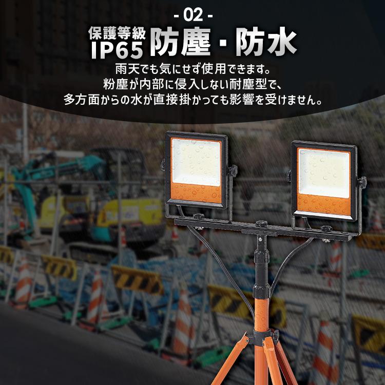 IRIS OHYAMA（アイリスオーヤマ） led投光器 110w 100v 2灯 投光器 led