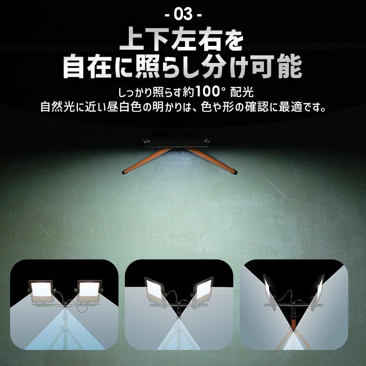 IRIS OHYAMA（アイリスオーヤマ） led投光器 110w 100v 2灯 投光器 led