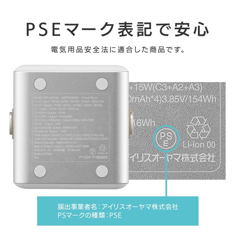IRIS OHYAMA（アイリスオーヤマ） バッテリーステーション 60000mAh 大