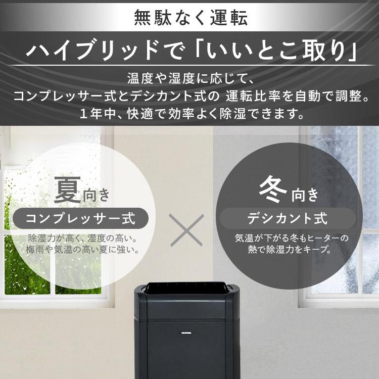 IRIS OHYAMA 除湿機 衣類乾燥 除湿器 ハイブリッド式 16L IRIS OHYAMA 除湿機 衣類乾燥 除湿器 ハイブリッド式 16L