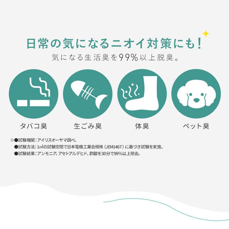 [1500円OFFクーポン] 空気清浄機 加湿器 加湿空気清浄機 コンパクト 上から給水 脱臭 PM2.5 対応 花粉対策 お手入れ簡単 23畳 AAP-AH50A-W アイリスオーヤマ * | IRIS OHYAMA | 08