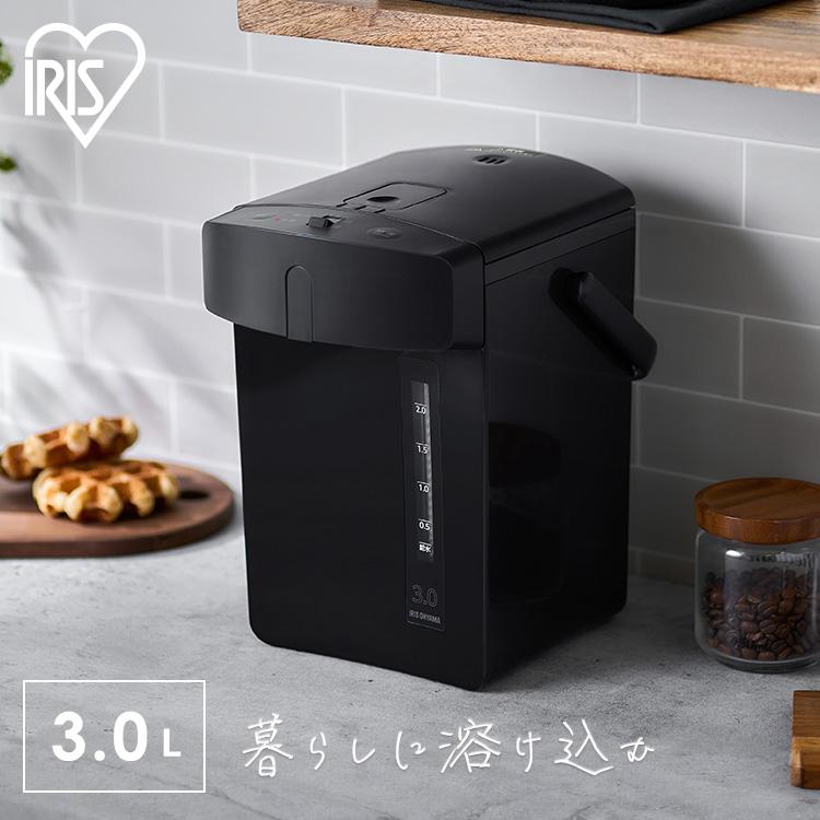 アイリスオーヤマ ジャーポット 3L ジャーポット メカ式｜ジャーポット